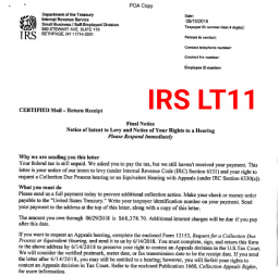 IRS Letter 1058