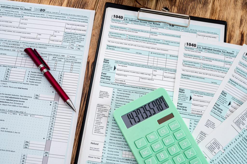 New Tax Forms 1040